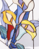 Stained glass calla lily flowers, Suncatcher arum lily