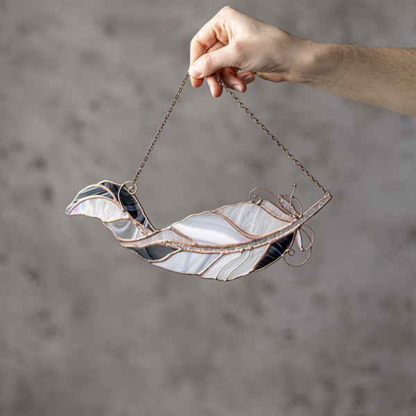 Black Wall Hangings Feathers